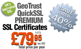 GeoTrust QuickSSL Premium SSL Certificates